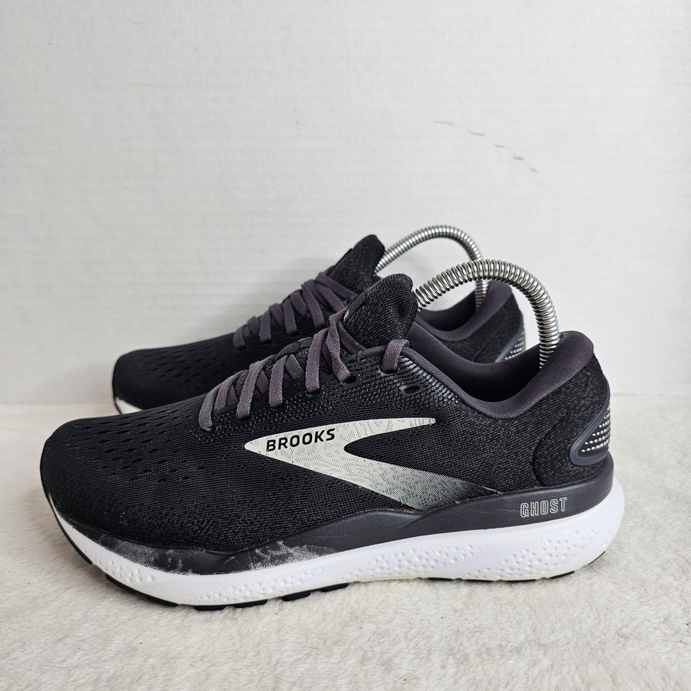 Brooks Women's Size US 8B Ghost 16 Black Gray Athletic Running Shoes